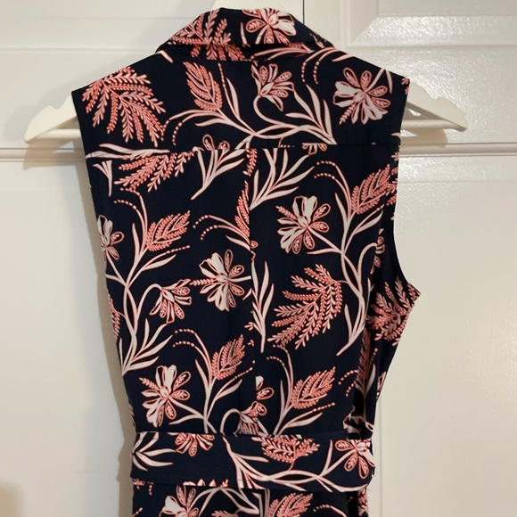 Banana Republic Navy and Pink Sleeveless Sundress - Picture 7 of 8